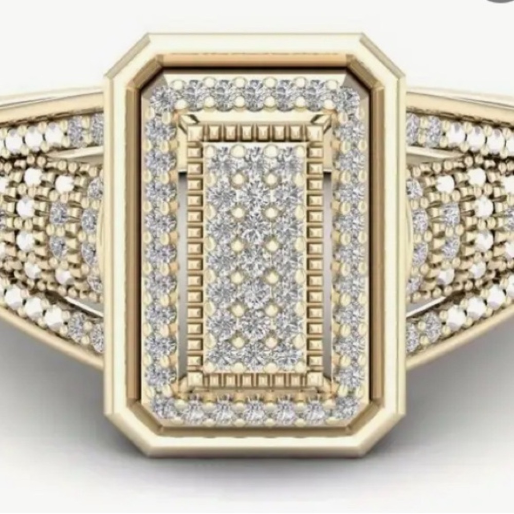 Elegant Gold and Silver Women's Ring